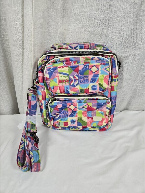 Lug Handbags - Lug BNWT Compass Crossbody Travel Bag Color "it's a small world"
